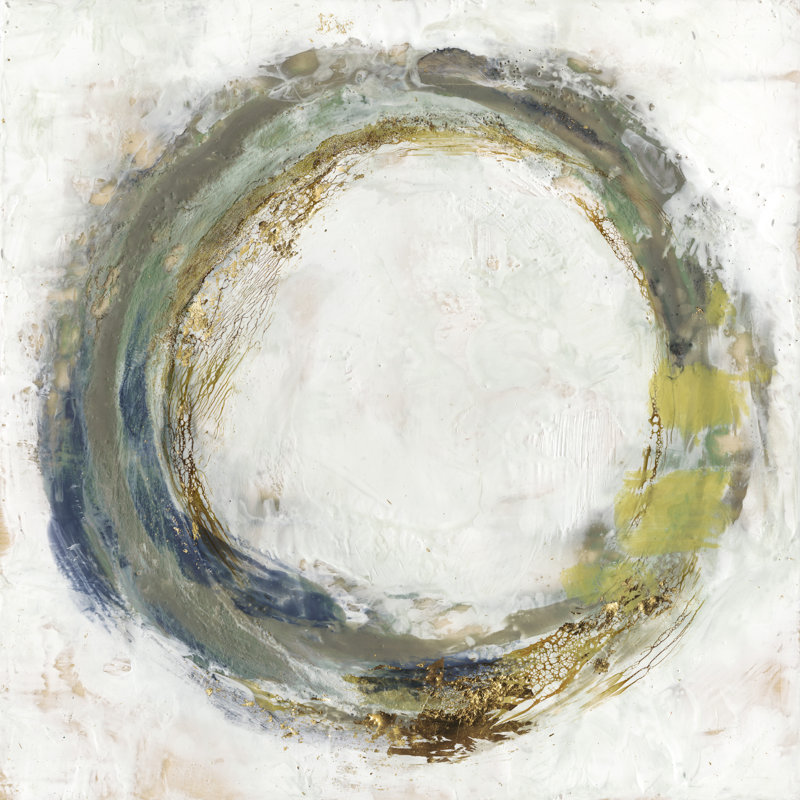 Fluid Orbit II by Jennifer Goldberger - Wrapped Canvas Painting, 122cm H x 122cm W x 3.8cm D