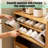 Shoe Cabinet With 3 Rattan Flip Drawers