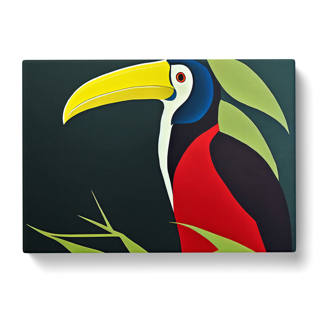 XXX-H1022-WF-7833X Showstopping Toucan Bird - Wrapped Canvas Print