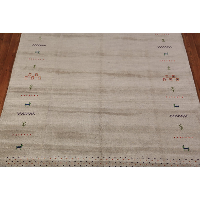 Tapis oriental tribal Gabbeh 6 x 8