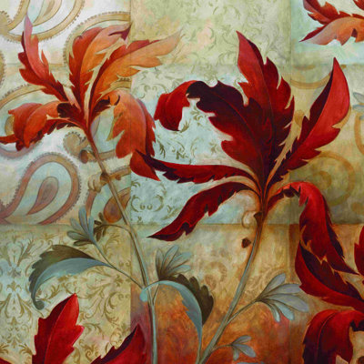 «Paisley Floral», impression sur toile tendue