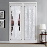 Bergerac Polyester Semi Sheer Curtain Pair