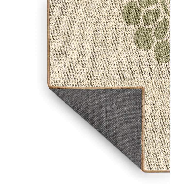 Tapis brun en laine floral Smallwood, Rectangle 2 pi x 3 pi
