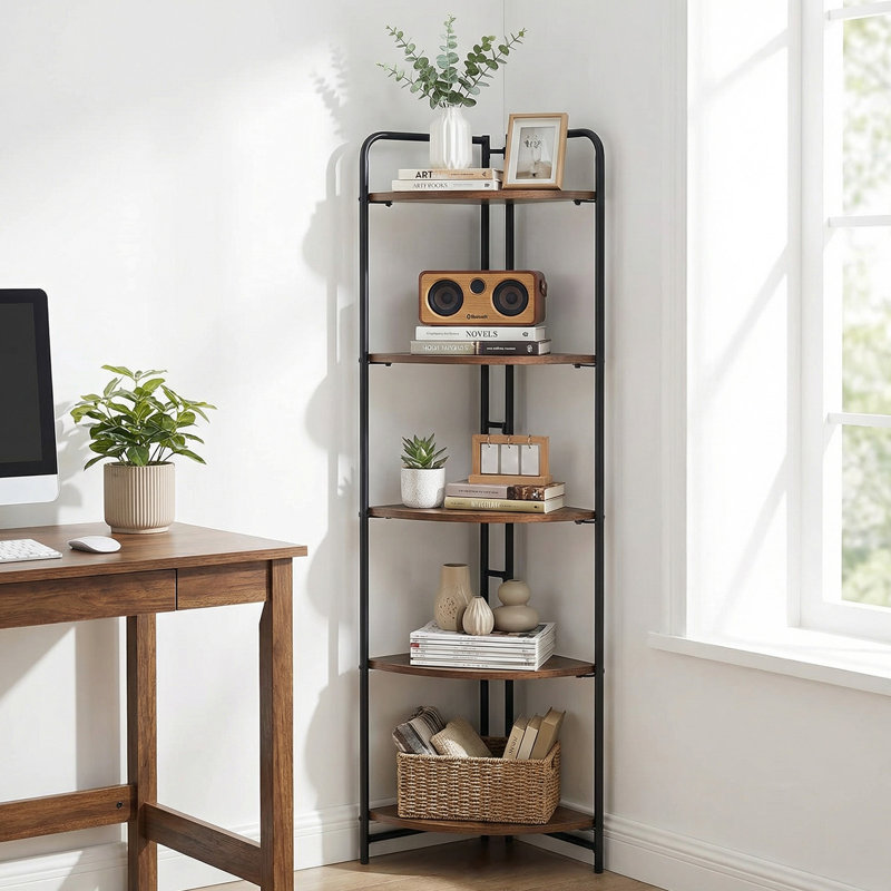 151cm H x 34cm W Metal Bookcase