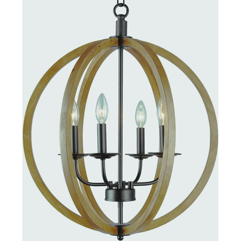 Azzahra 4 - Light Chrome Unique/Statement Pendant