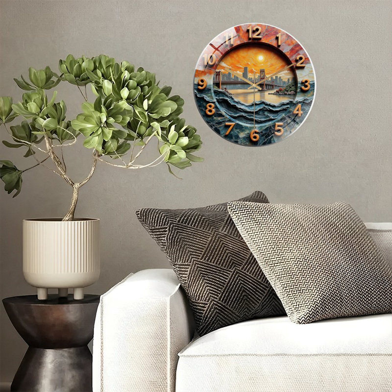 Horloge murale 12 po