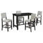 5-Piece Counter Height Dining Set,Classic Elegant Table and 4 Chairs