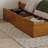 Concord Solid Wood Platform Bed with Footboard & Storage Drawers -126305380-96140429