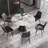 Round Stone Dining Table for Modern Living Room, Home-685046072-735745800