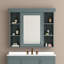 Armoire de rangement murale de salle de bain 35 po x 28 po avec porte miroir