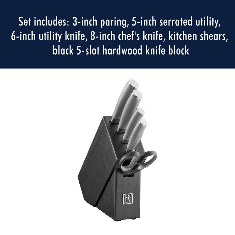 HENCKELS Modernist 6-Piece Studio Knife Block Set