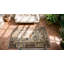 Antique Chinese - Tibetan Small Scatter Size Wool Ivory Rug