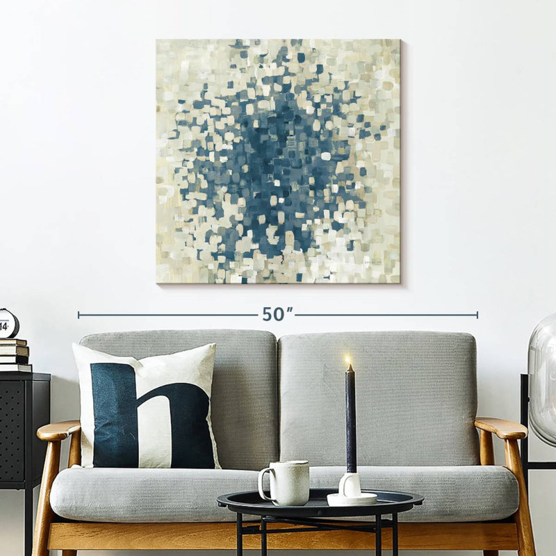 Summer Blocks Blue, 30" H x 30" W