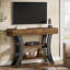 Console de 41 po avec tablettes de rangement et cadre incurvé-482855751