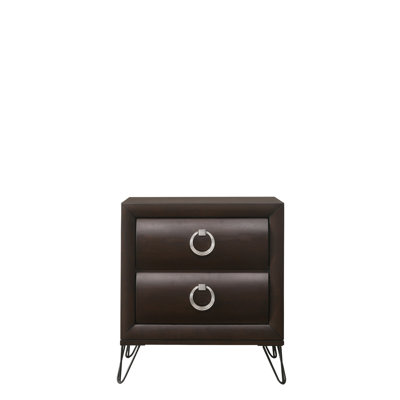 Tablita Dark Merlot Finish Nightstand
