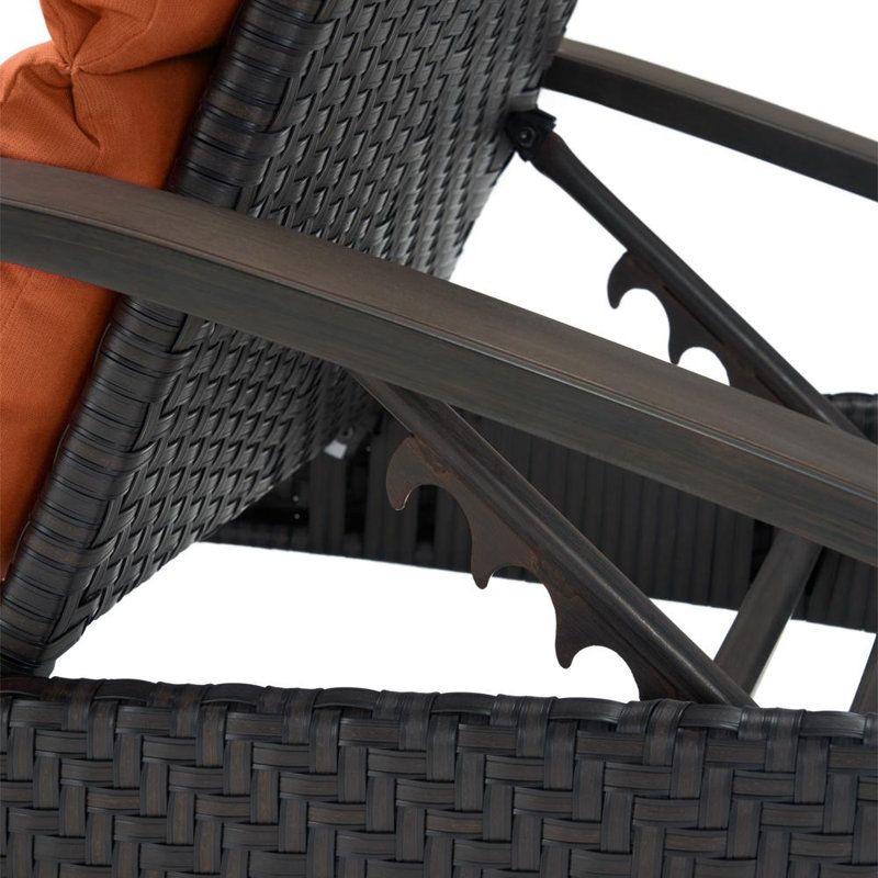 Coussins Sunbrella de Kechia, Tissage uni Sunbrella® palette Cayenne