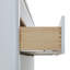 Meuble-lavabo simple blanc pré-assemblé de 36 po avec comptoir et dosseret pré-assemblés-130531666