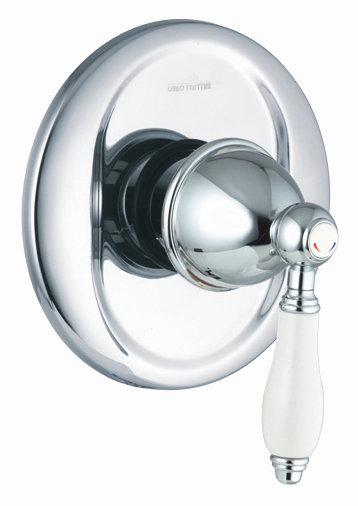 Garniture de soupape à pression équilibrée Herend, Chrome