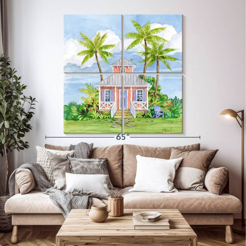 Lilie Tropical Cottage I, H 50 po x l 50 po
