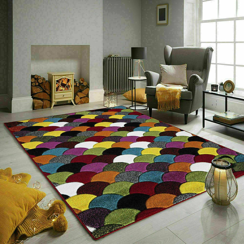 Lili-Ella Geometric Area Rug, Rectangle 160 x 230cm