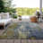 Machine Washable Indoor/Outdoor Xhevrie Khaki Rug-1184195826
