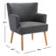 Fauteuil à oreilles Paolini-422334929