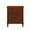 Table de chevet 3 tiroirs Chamberlin Brown (seulement)