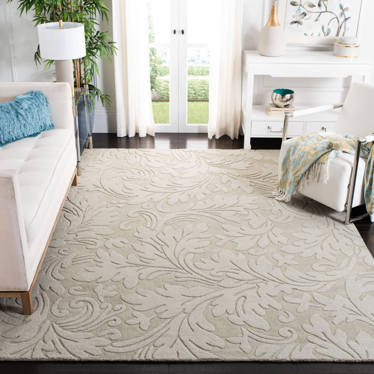 Montreal Hand Loomed Wool Floral Rug