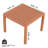 2-Piece Indoor/Outdoor Furniture Set 1 Chairs & 1 Coffee Tables Waterproof PP - Easy Assembly Patio Conversation Set-1403580594