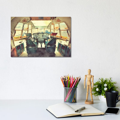 Flying Dead Plane by Muhammad Syafei - Wrapped Canvas Painting
