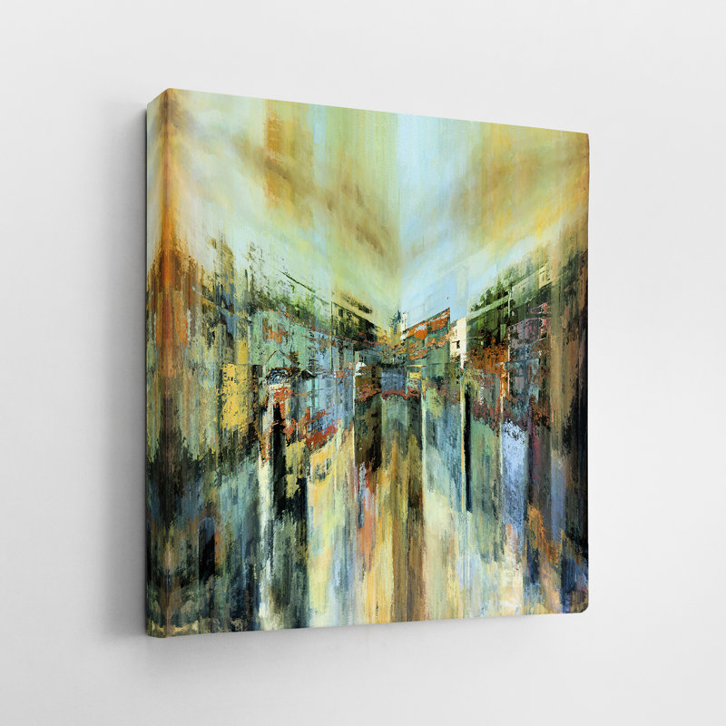 " City On The Canal " Painting Print, 24'' H x 24'' W