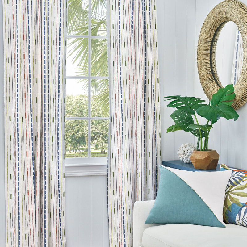 Kona Room Darkening Curtain, 48" W x 120" L