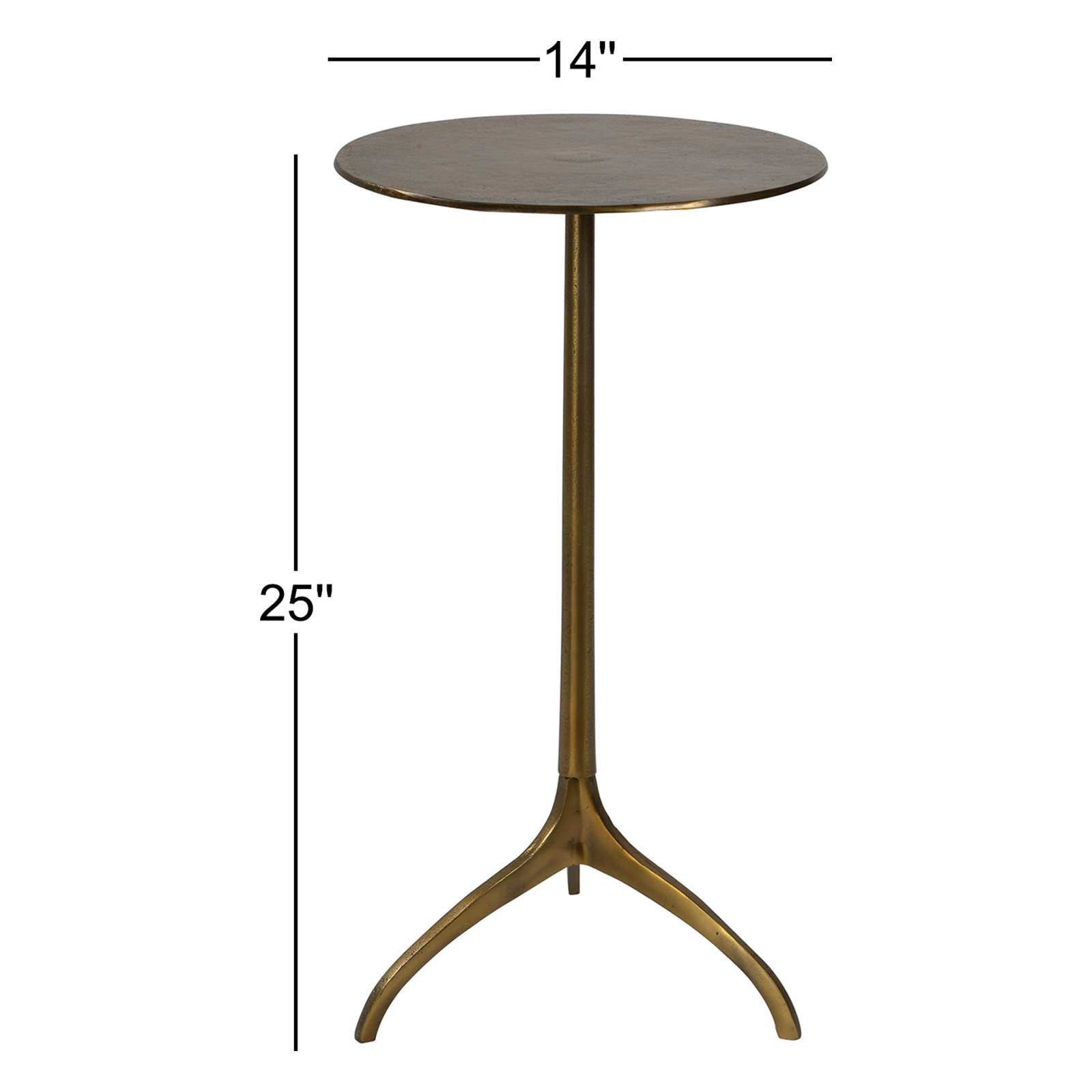 Cal Pedestal End Table