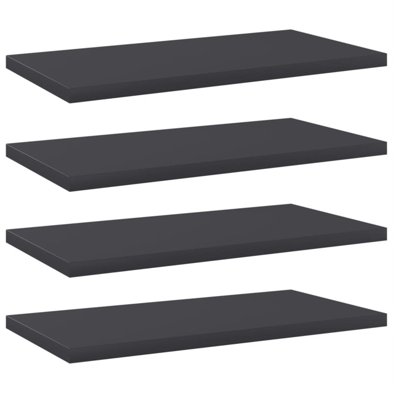 Tablettes flottantes étagères murales, gris, H 0,6 po x l 15,7 po x P 7,9 po