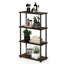 Johnston 4 Tier Toolless Assembly Shelving Unit Bookcase-36155783