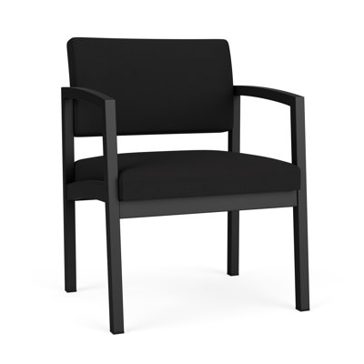 Chaise d'invité en acier Lenox