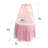 Sweet Dreams Round Doll Bassinet with Canopy and LED Lights