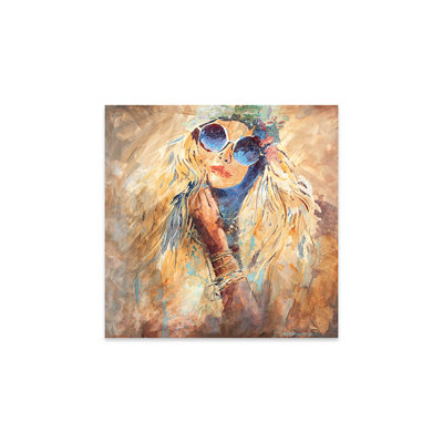«Hippie Girl» par Bill Drysdale - impression sans cadre