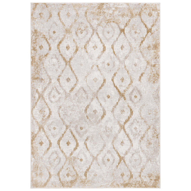 Milstein 500 Performance Geometric Rug, Rectangle 5'3" x 7'6"