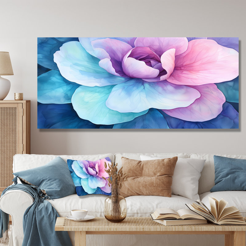 Eura éternelle de fleurs de bégonia I - géraniums, décoration murale en métal, reproduction d'art traditionnelle