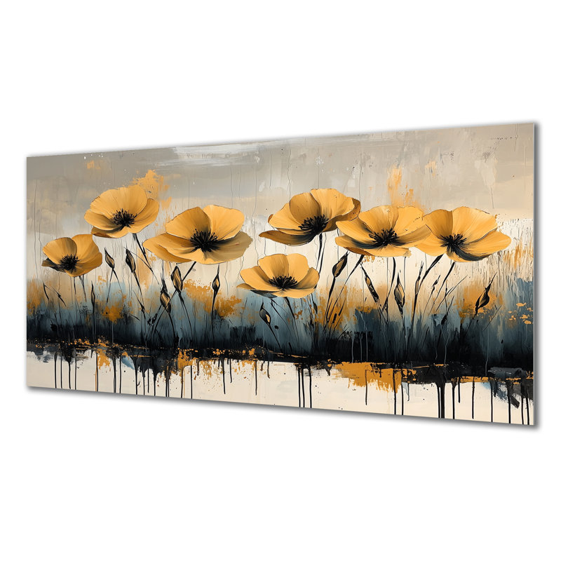 Minimalisme, désert, fleur des œillets III - œillets, impression murale, H 28 po x l 60 po