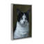 «Black & White Cat Angst», toile flottante encadrée par Laura Mark-Finberg-1565471528-1569333565