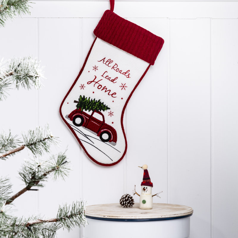 Chaussette de Noël camion