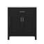 Meuble-lavabo de 30 pouces avec lavabo en céramique et beaucoup de rangement-115697493