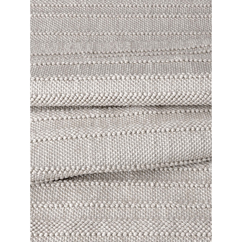 Resser Striped Machine Made Indoor / Outdoor Area Rug, Rectangle 5'3" x 8'2"