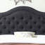 Linen Upholstered Bed with Adjustable Headboard and Button Tufting-1750166696-1750166697