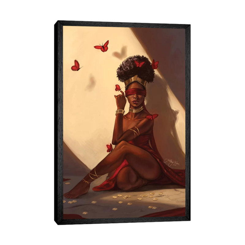 The Oracle by Hillary D Wilson - Wrapped Canvas Print, Black Framed, 66.04 cm H x 45.72 cm W