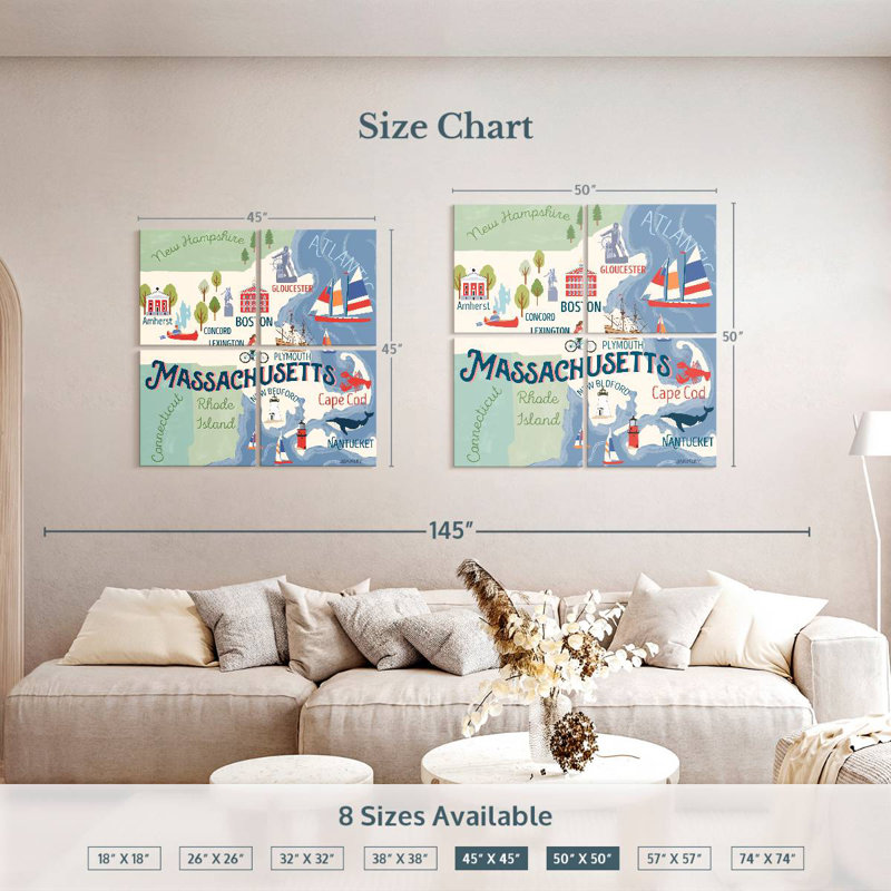 Aliaz State Maps - Massachusetts Attractions