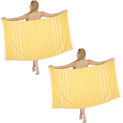 Meinulf 2 - Piece Cotton Beach Towel Same-Size Set Guest Room Case Pack