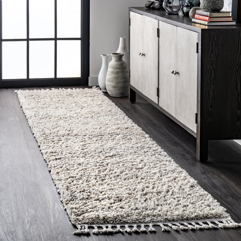 Solid Colour Area Rug, Runner 76 x 366cm